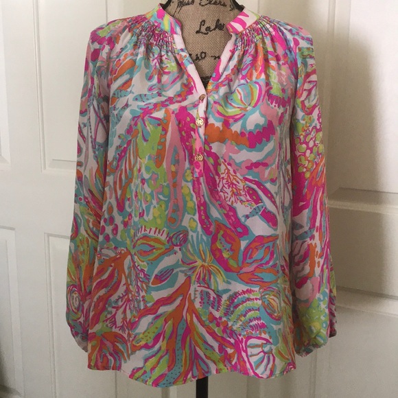 Lilly Pulitzer Elsa Top - Picture 1 of 5